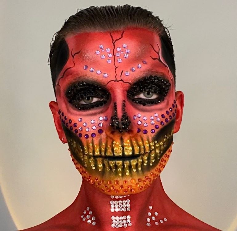 Spider Mother Halloween Makeup